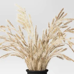 Grass Arrangement In Ceramic Pot Black - Threshold™ -Brick Wall GUEST cbf73334 5a06 41bb b5dd f3e7db59aec5