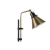 Black Metal Adjustable Table Lamp With Bronze Finish - Threshold™: ETL Listed, Metal Shade, 1-Way Socket Switch -Brick Wall GUEST ccd75f15 158b 4469 9bc7 695d8fd2d5a9