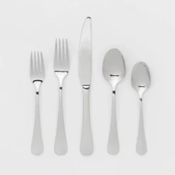 20pc Sussex Silverware Set - Threshold™ -Brick Wall GUEST cd921585 c382 42b8 afd0 a06c24fb36b6