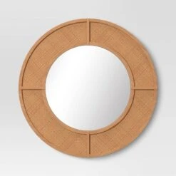 28" Caning Round Wall Mirror - Threshold™ -Brick Wall GUEST ce15ebf4 322d 4790 aab6 2401decc5ae6
