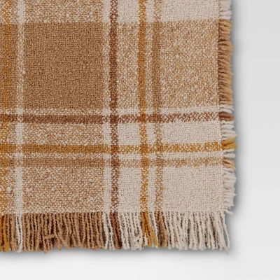 Raised Striped Boucle Plaid Throw Blanket - Threshold™ 5 Raised Striped Boucle Plaid Throw Blanket - Threshold™ - Image 3