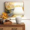 Turned Ceramic Table Lamp White - Threshold™ -Brick Wall GUEST d186238e 2927 4758 ae7a 07bf1331c6f8