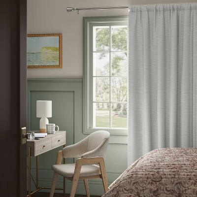 Blackout Henna Window Curtain Panel Gray - Threshold™ 3 Blackout Henna Window Curtain Panel Gray - Threshold™