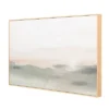 47" X 24" Haze Framed Wall Canvas - Threshold™: Modern Abstract Digital Art, Beige Frame -Brick Wall GUEST d2fe86b5 fa26 4ffd 8deb 1644593dd56a
