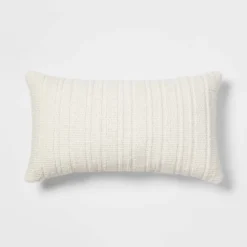 Oversized Textural Woven Throw Pillow Cream - Threshold™ -Brick Wall GUEST d7a91a82 5918 475d b2f6 dab363b9a19f