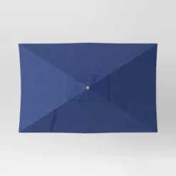 10'x6' Rectangular Market Patio Umbrella - Light Wood Pole - Threshold™ -Brick Wall GUEST da953ab7 3018 4b76 8764 bfa251530b2a