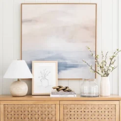 Medium Faux Wood Table Lamp Brown - Threshold™ Designed With Studio McGee -Brick Wall GUEST dab5ebd5 e414 4d40 92b7 127a22ff88e7