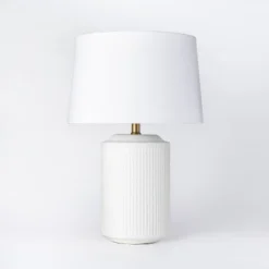 Ceramic Assembled Table Lamp White - Threshold™ Designed With Studio McGee -Brick Wall GUEST db4c653d e88d 42df 8c00 5a8531711d06 1