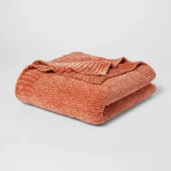 60"x80" Velvet Chenille Bed Throw - Threshold™ -Brick Wall GUEST dbcfc0c9 34f3 40aa 964e e2795ec61484