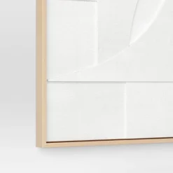 24" X 30" Dimensional II 3D Framed Wall Sculpture With Sand Texture - Threshold™ -Brick Wall GUEST dbfb9a5b bef5 4d8b 8ef2 24736ff78d40