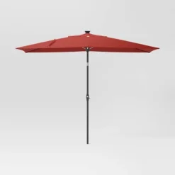 10'x6' Rectangular Solar Market Patio Umbrella - Black Pole - Threshold™ 17 10'x6' Rectangular Solar Market Patio Umbrella - Black Pole - Threshold™ -Brick Wall GUEST dd4e4665 468b 42bf a1cd 1873fd643d0c