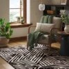 Abstract Lines Rug Black/Tan - Threshold™ -Brick Wall GUEST e3ed9fba 6015 472a 841d fcd53a51618b