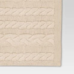 Chunky Cable Knit Reversible Throw Blanket - Threshold™ -Brick Wall GUEST e43d4412 1e42 492b 9e55 7ef19991c7c5
