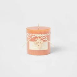 Ribbed Pillar Pumpkin Spice Candle - Threshold™ 10 Ribbed Pillar Pumpkin Spice Candle - Threshold™ -Brick Wall GUEST e467f067 2ab8 486b 8756 c7488700fa1b
