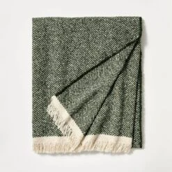 Herringbone Frayed Edges Throw Blanket - Threshold™ Designed With Studio McGee -Brick Wall GUEST e87e4b7c aac5 4211 a82d df91d6572638