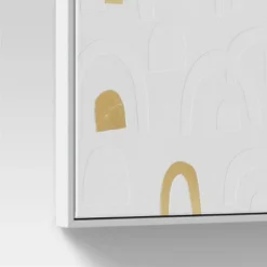 16" X 20" Rainbow Framed Wall Canvas Gold - Threshold™ -Brick Wall GUEST ecb349fe 7ee7 439d af21 a718f87e8b11