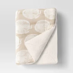 Printed Plush Throw With Faux Shearling Reverse - Threshold™ -Brick Wall GUEST effb4cf9 e0e7 40a1 bce0 f65480335db3