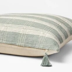 Woven Plaid Throw Pillow With Tassel Zipper - Threshold™ Designed With Studio McGee -Brick Wall GUEST f0347132 f80f 4dac 84d2 18214a07c267
