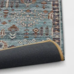 5'x7' Woven Flatweave Area Rug Blue - Threshold™ -Brick Wall GUEST f1e99fa8 a729 48e7 b212 b01dec6deefc