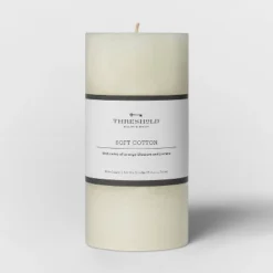 Pillar Candle Soft Cotton White - Threshold™ -Brick Wall GUEST f4713196 2100 4643 9a46 22b33129a00c