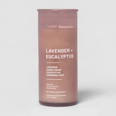 Glass Jar Lavender And Eucalyptus Candle - Threshold™ 4 Glass Jar Lavender And Eucalyptus Candle - Threshold™ - Image 2