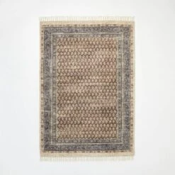 Persian Printed Paisley Style Rug Navy - Threshold™ Designed With Studio McGee™ -Brick Wall GUEST f50d2252 b055 4817 8bb4 936b6ad8654e