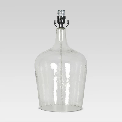 Artisan Glass Jug Large Lamp Base Clear - Threshold 5 Artisan Glass Jug Large Lamp Base Clear - Threshold - Image 3