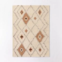 Northridge Hand Tufted Wool Shag Diamond Area Rug - Threshold™ Designed With Studio McGee -Brick Wall GUEST fbd4f3ae 1d65 478f aea7 b5850bdb2d2f