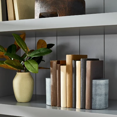 Set Of 2 Soapstone Bookends Gray - Threshold™ Designed With Studio McGee 3 Set Of 2 Soapstone Bookends Gray - Threshold™ Designed With Studio McGee