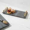 14" X 6" Marble Serving Tray With Handles - Threshold™ -Brick Wall GUEST fcdaff7b 8759 4c1e 9f17 d1df92845d6e