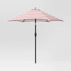 9' Round Cabana Stripe Outdoor Patio Market Umbrella With Black Pole - Threshold™ 20 9' Round Cabana Stripe Outdoor Patio Market Umbrella With Black Pole - Threshold™ -Brick Wall GUEST fdc4bd78 7095 4c64 974d 0e780b25432b 1