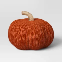 Knit Pumpkin With Jute Stem Novelty Throw Pillow - Threshold™ 12 Knit Pumpkin With Jute Stem Novelty Throw Pillow - Threshold™ -Brick Wall GUEST fe3b2d21 80c5 4050 8e32 8720c3b4b035