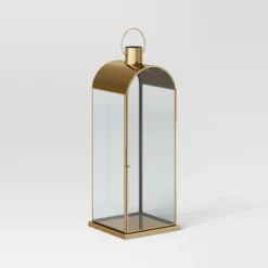Metal Lantern Gold - Threshold™ -Brick Wall GUEST ffd8ca15 12f3 4b61 bfb7 11cb5dc1399f